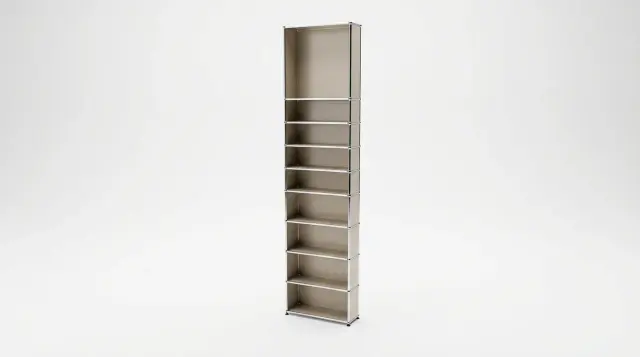 Furniture in Grey beige (RAL 1019), compatible with USM Haller – photorealistic preview