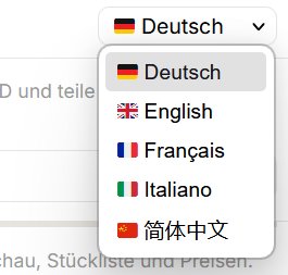 USM Haller Configurator - available in Deutsch, English, Français, Italiano, 简体中文